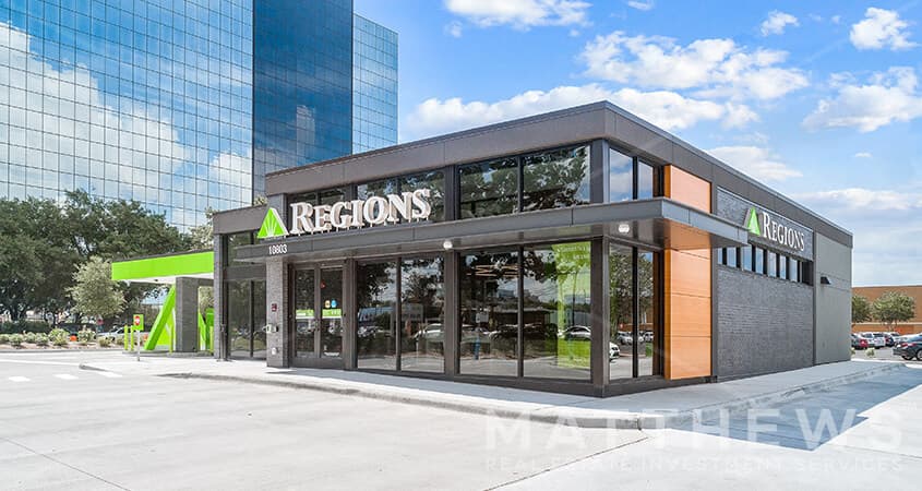 Matthews™ Brokers Record-Breaking Sale of Regions Bank in Houston, TX featured image 