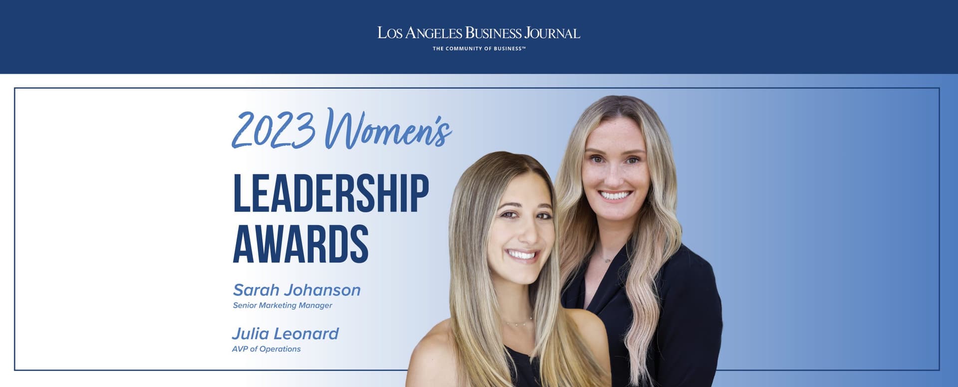 2023 Women’s Leadership Awards featured image